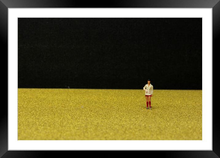 The Anticipation of a Lady Framed Mounted Print by Steve Purnell