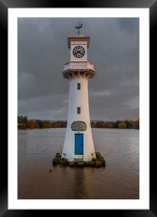 Serene memories of Roath Park Framed Mounted Print by Steve Purnell