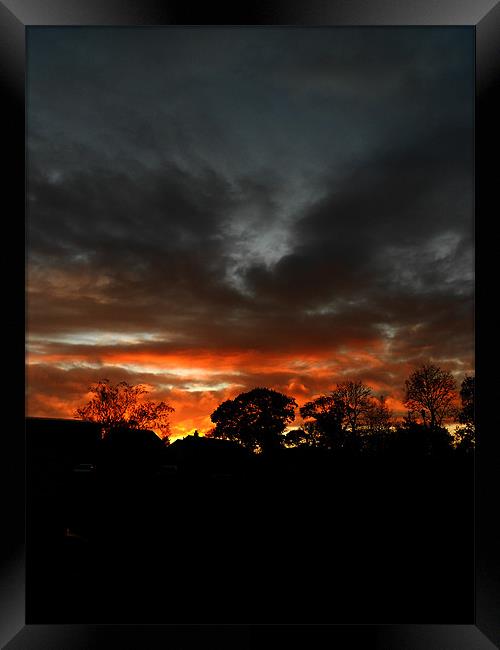 Pembrokeshire Sunset Framed Print by Steve Purnell