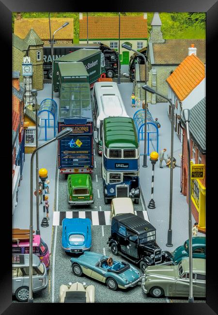 Gridlock 1 Framed Print by Steve Purnell