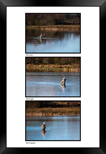 The Thrill of Fly Fishing Framed Print by Steve Purnell