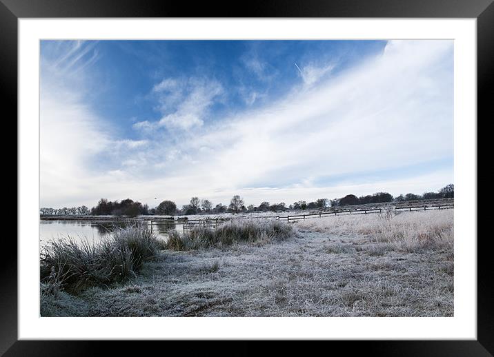 Penyfan Pond Framed Mounted Print by Steve Purnell