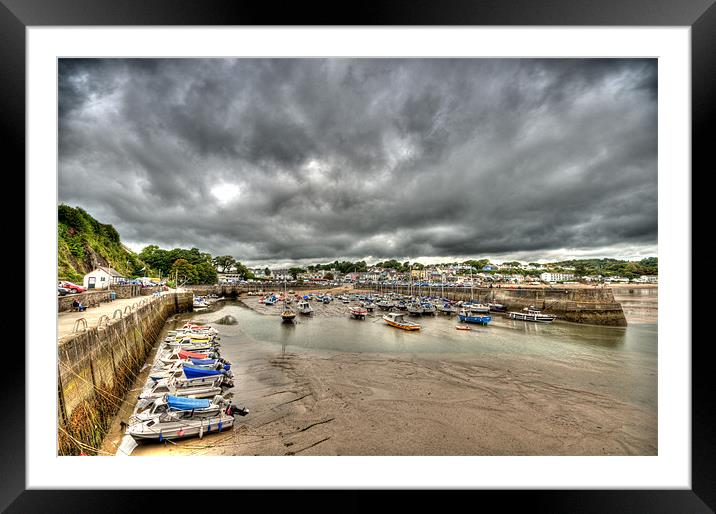 Saundersfoot Harbour Framed Mounted Print by Steve Purnell
