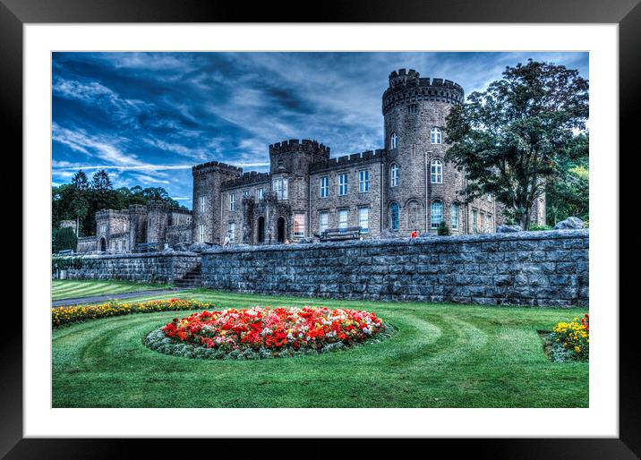 Cyfarthfa Castle 1 Painterly Framed Mounted Print by Steve Purnell