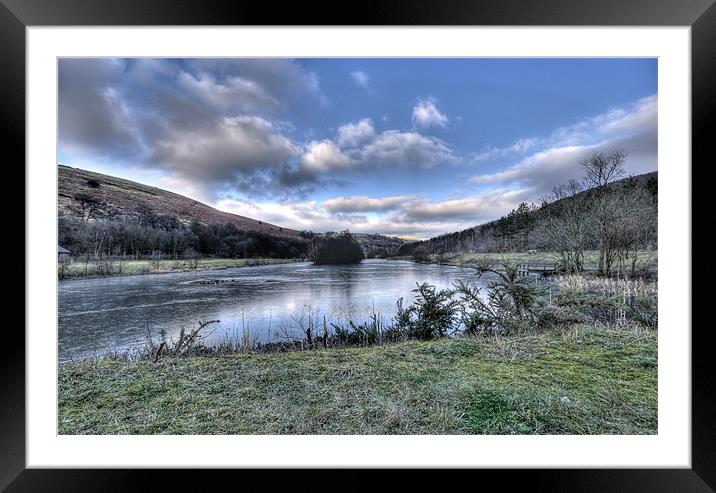 Frosty Parc Cwm Darran Framed Mounted Print by Steve Purnell