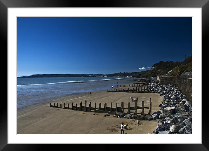 Amroth Pembrokeshire Framed Mounted Print by Steve Purnell