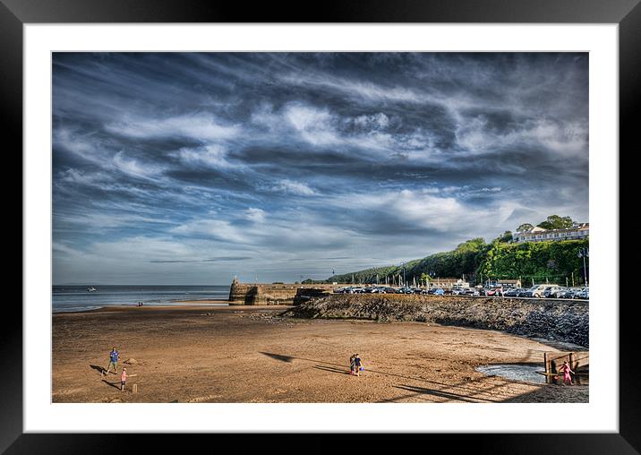 Saundersfoot Harbour Framed Mounted Print by Steve Purnell