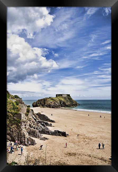 St Catherines Island 1 Framed Print by Steve Purnell