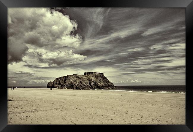 St Catherines Island 6 Framed Print by Steve Purnell