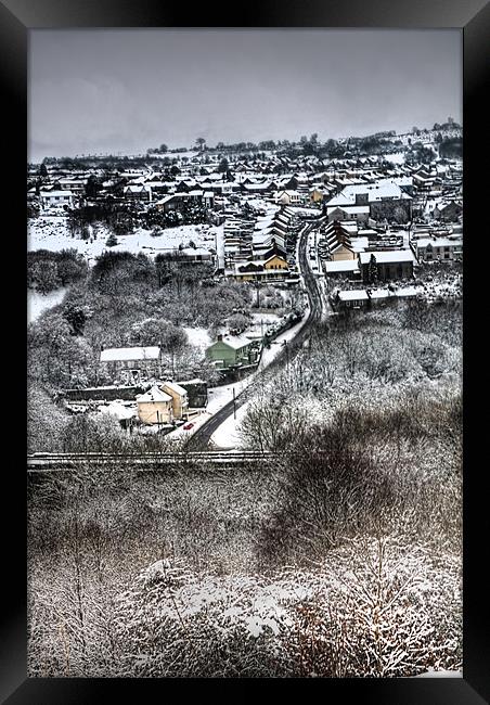 Welsh Winter Scene Framed Print by Steve Purnell