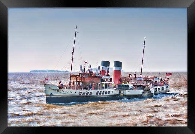 PS Waverley Framed Print by Steve Purnell