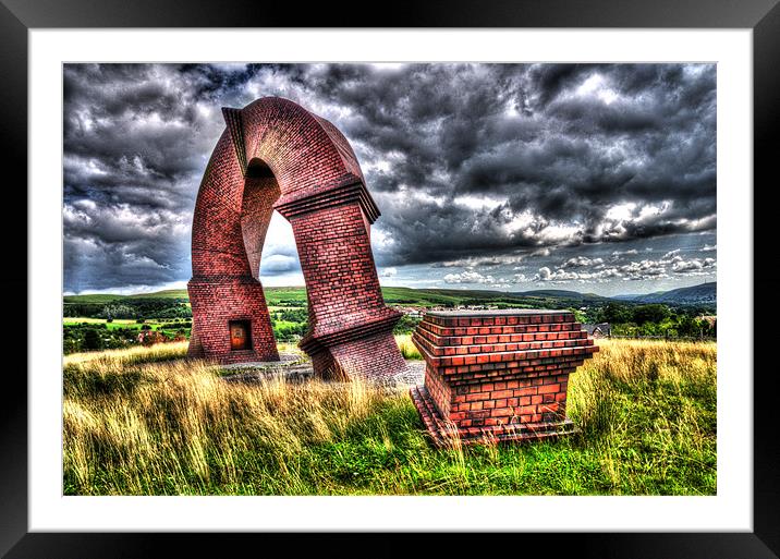 The Twisted Chimney Framed Mounted Print by Steve Purnell