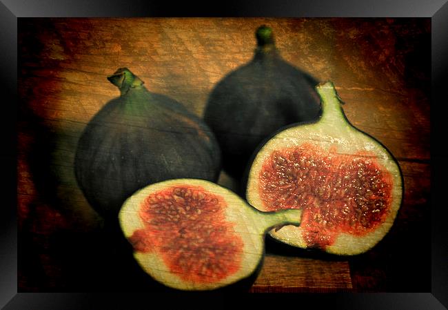 Three Figs Framed Print by Steve Purnell