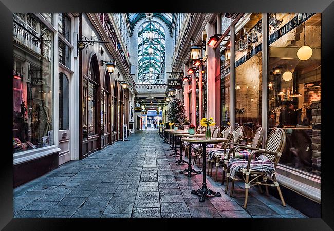 Arcade Cafe Framed Print by Steve Purnell