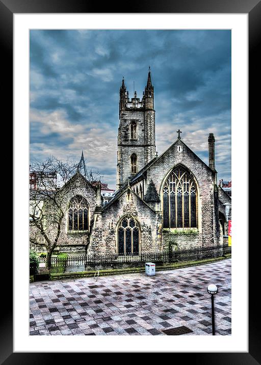 St John The Baptist Church Cardiff Framed Mounted Print by Steve Purnell