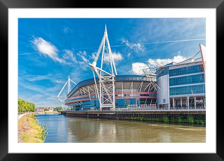 Wales Millennium Stadium 1 Framed Mounted Print by Steve Purnell
