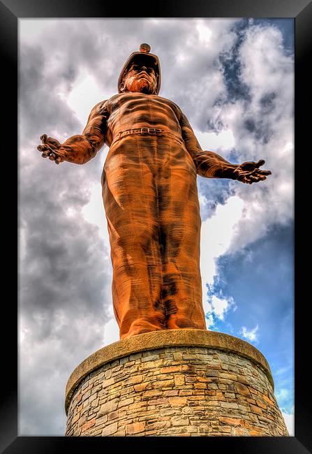 The Guardian of Six Bells Framed Print by Steve Purnell