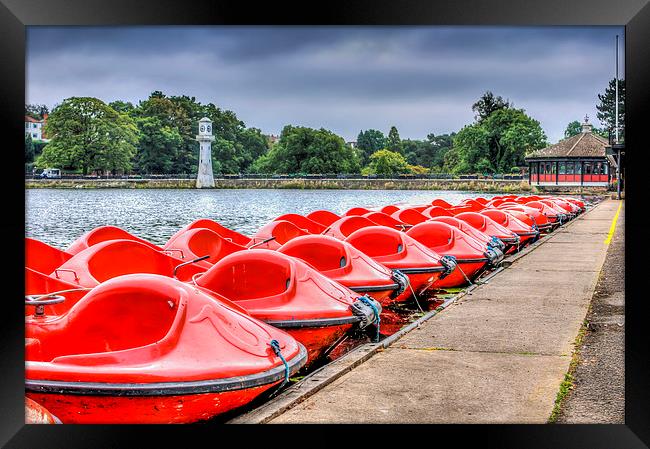 Roath Park 1 Framed Print by Steve Purnell