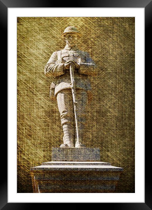 We Will Remember Them Framed Mounted Print by Steve Purnell