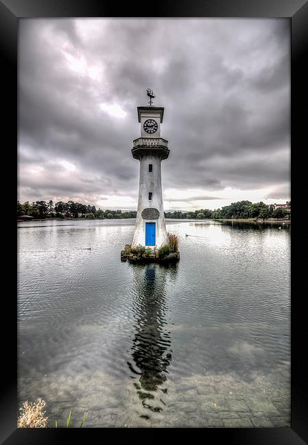 Scott Memorial Lighthouse Roath Park Cardiff 2 Framed Print by Steve Purnell