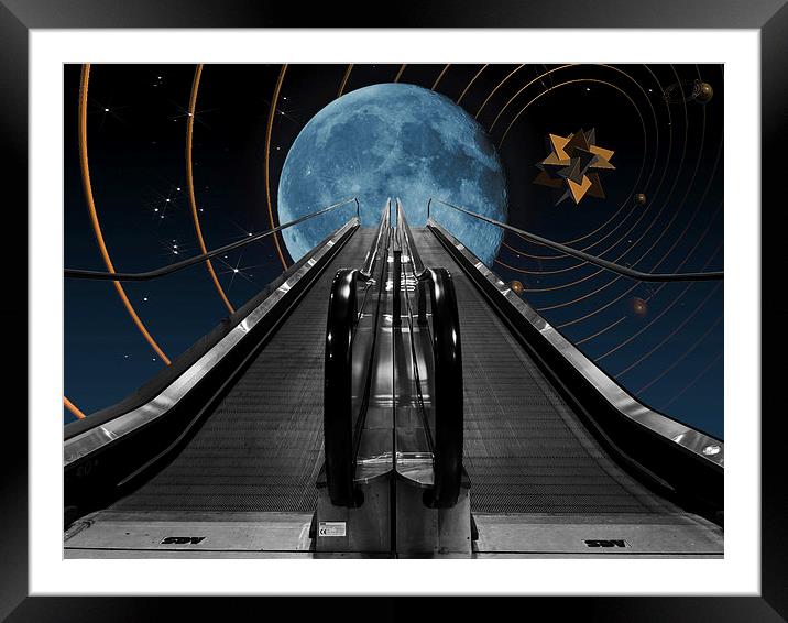 Stairway To The Heavens Framed Mounted Print by Steve Purnell