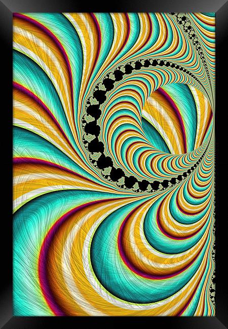 Candy Swirls Framed Print by Steve Purnell