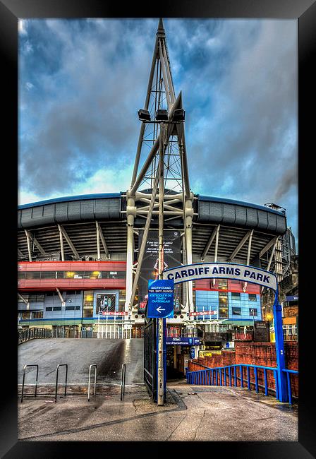  Wales Millennium Stadium Framed Print by Steve Purnell