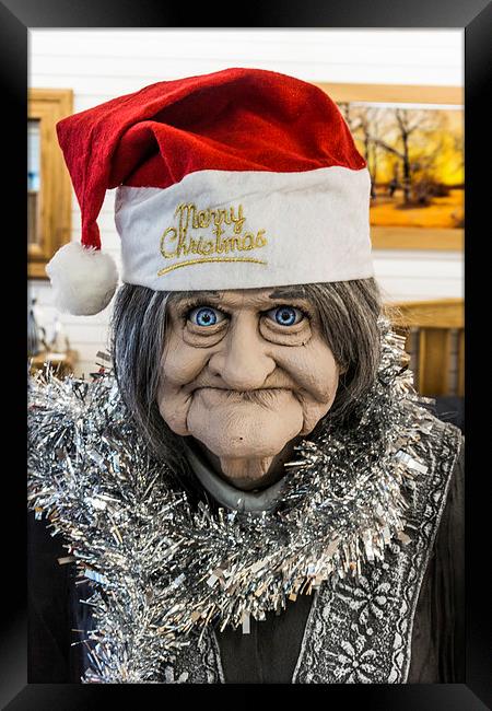  Christmas Grandma Framed Print by Steve Purnell