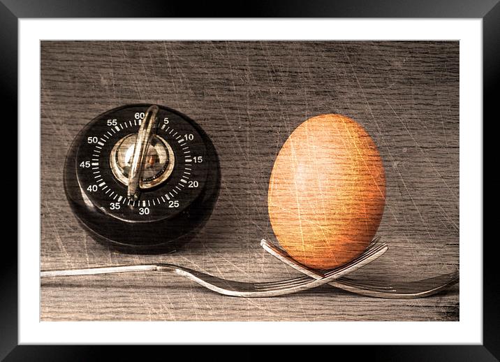 How Do You Like Your Eggs Cooked Framed Mounted Print by Steve Purnell