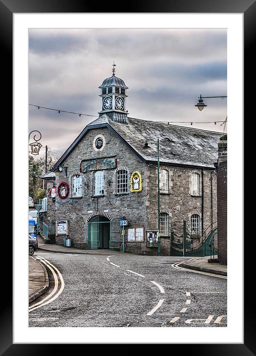 Talgarth Town Hall 1 Framed Mounted Print by Steve Purnell