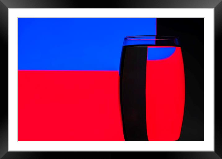 Refracted Patterns 1 Framed Mounted Print by Steve Purnell