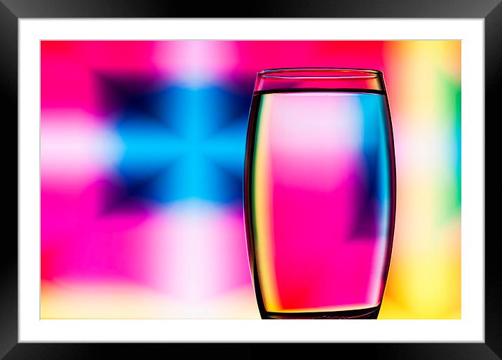 Refracted Patterns 5 Framed Mounted Print by Steve Purnell