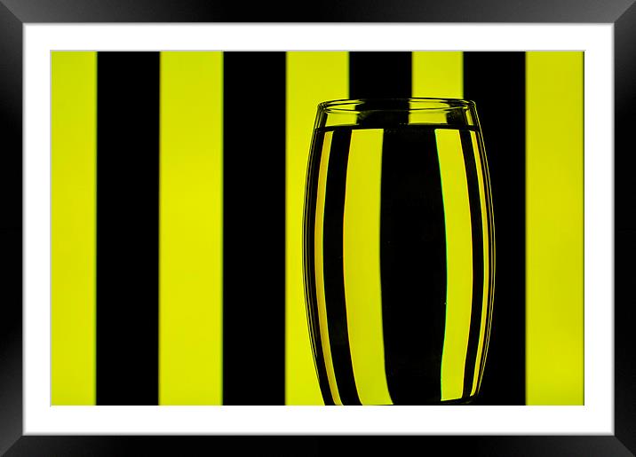 Refracted Patterns 23 Framed Mounted Print by Steve Purnell