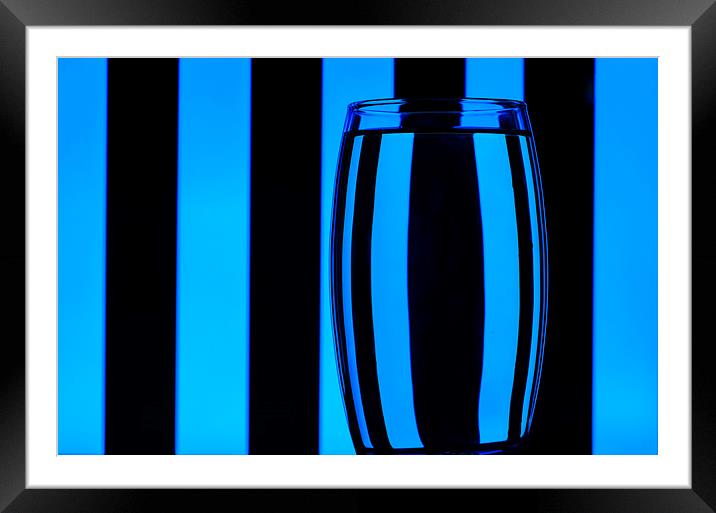 Refracted Patterns 26 Framed Mounted Print by Steve Purnell