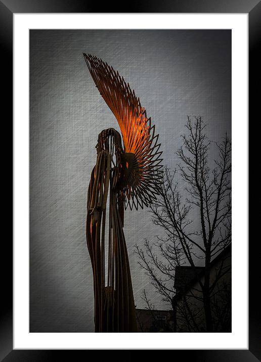 Angel In The Morning Framed Mounted Print by Steve Purnell