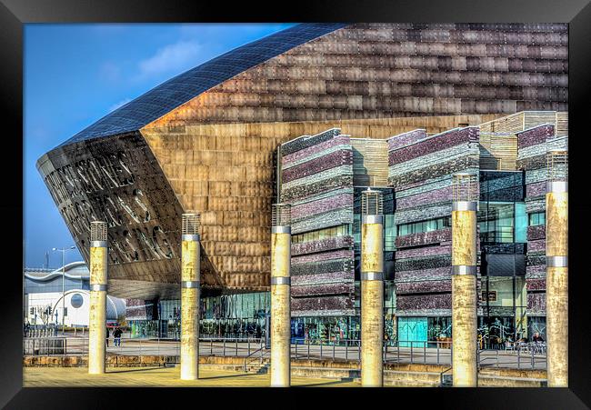 Wales Millennium Centre Cardiff Bay 2 Framed Print by Steve Purnell