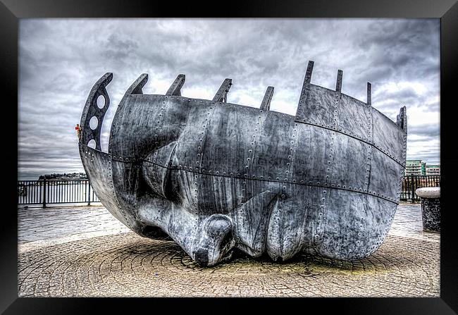 Merchant Seafarers War Memorial Cardiff Bay Framed Print by Steve Purnell