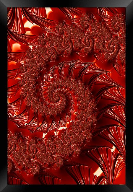 Blood Red Framed Print by Steve Purnell