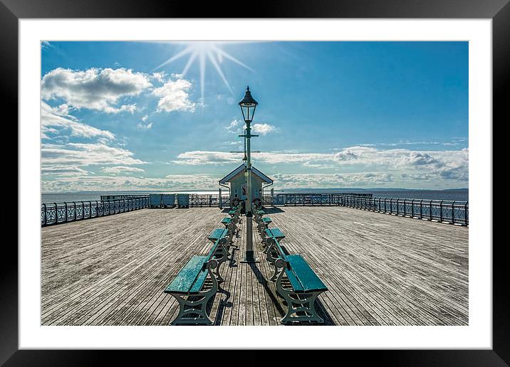 Penarth Pier 1 Framed Mounted Print by Steve Purnell