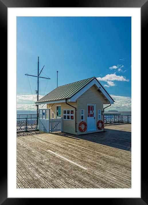The Piermasters Hut Framed Mounted Print by Steve Purnell