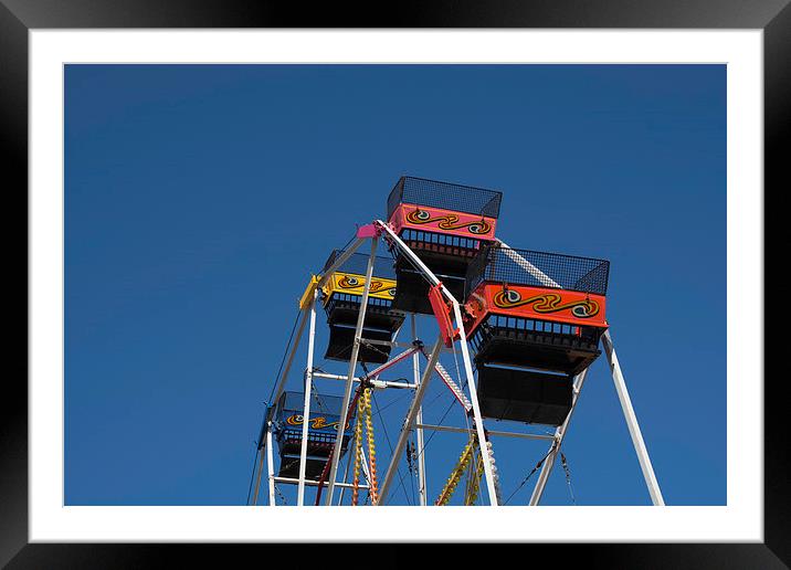 Ferris Wheel Framed Mounted Print by Steve Purnell