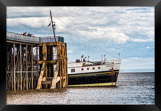 Moored Framed Print by Steve Purnell