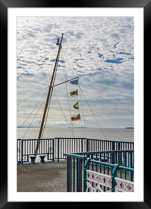 Aft Mast Framed Mounted Print by Steve Purnell