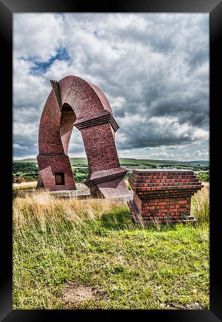 The Twisted Chimney 2 Framed Print by Steve Purnell