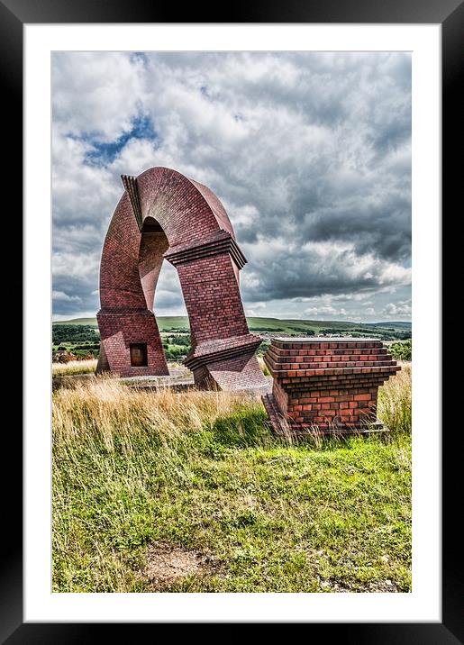 The Twisted Chimney 2 Framed Mounted Print by Steve Purnell
