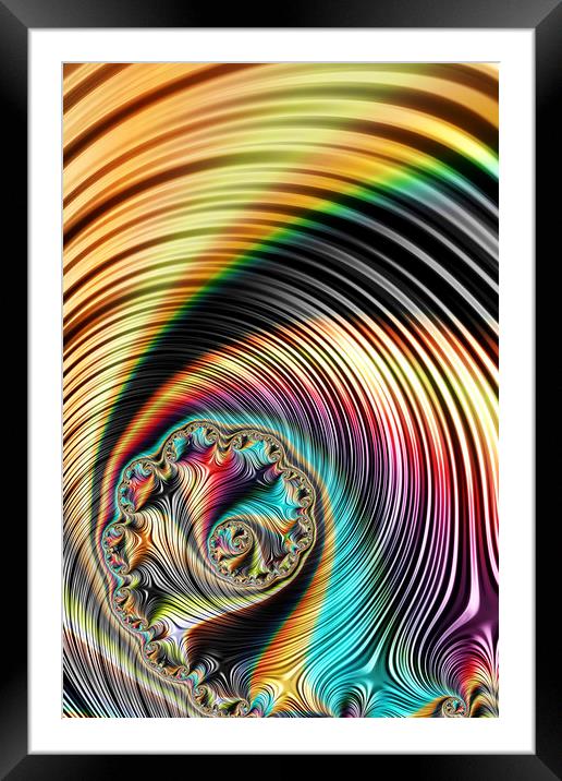 Rainbow Breaker Framed Mounted Print by Steve Purnell