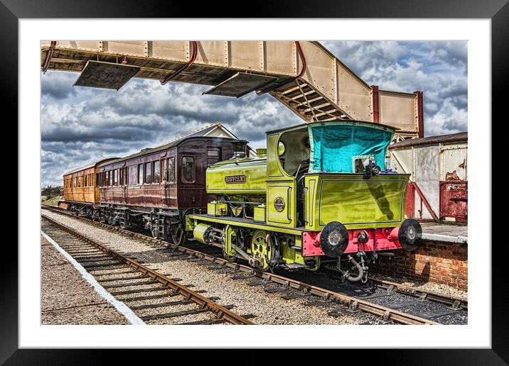 Rosyth No 1 At Furnace Sidings Framed Mounted Print by Steve Purnell