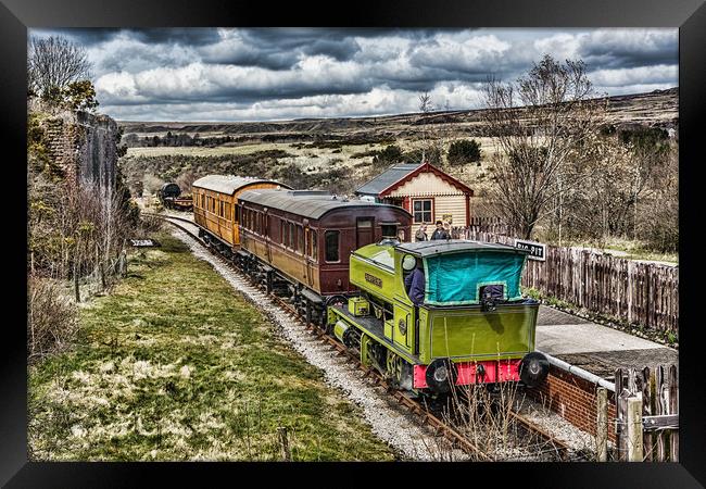 Rosyth No 1 At Big Pit Halt 1 Framed Print by Steve Purnell