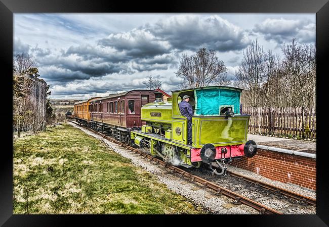 Rosyth No 1 At Big Pit Halt 3 Framed Print by Steve Purnell