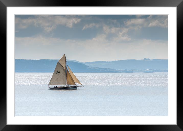 Falmouth Working Boat Framed Mounted Print by Steve Purnell